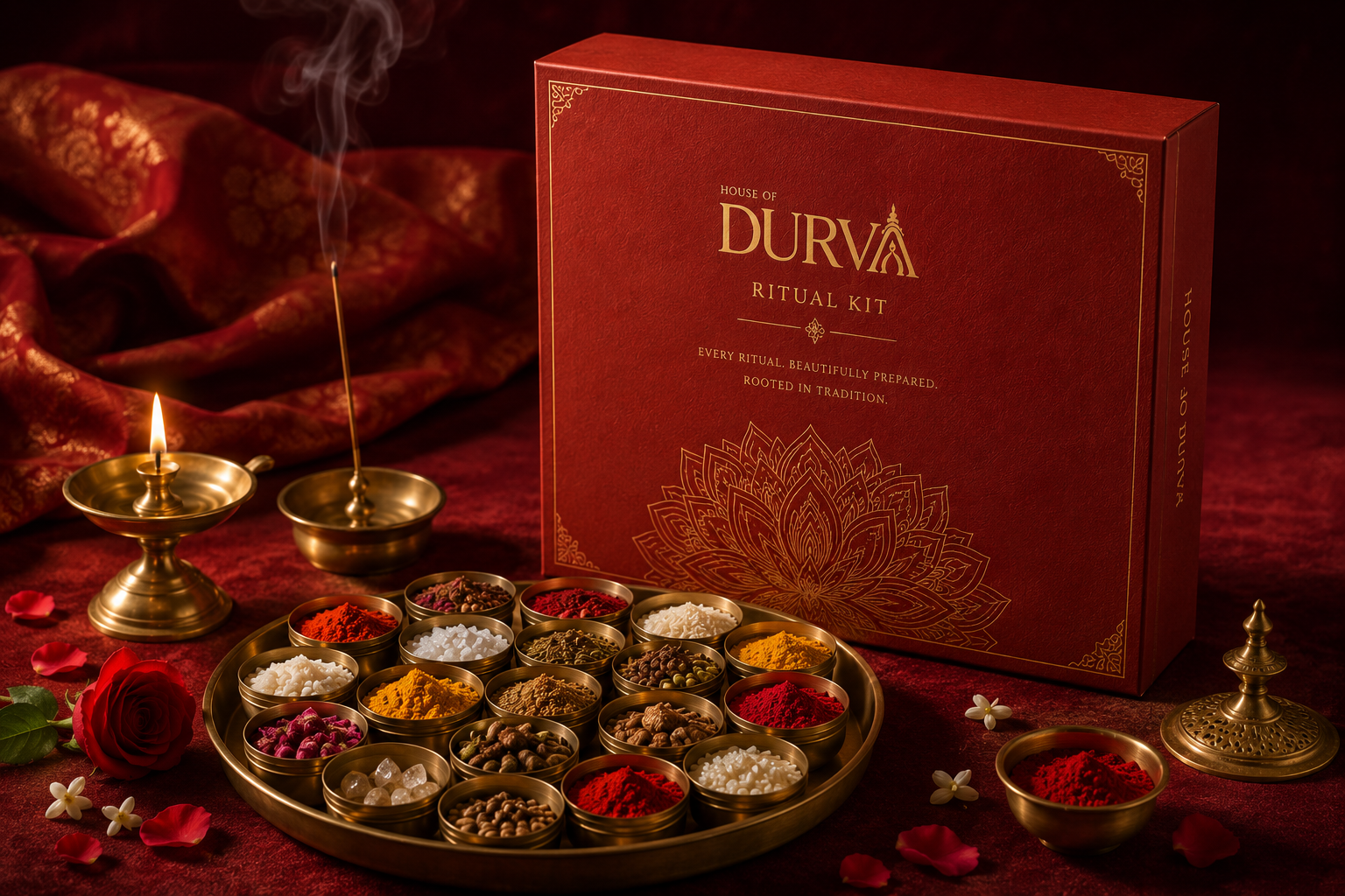House of Durva ritual setting